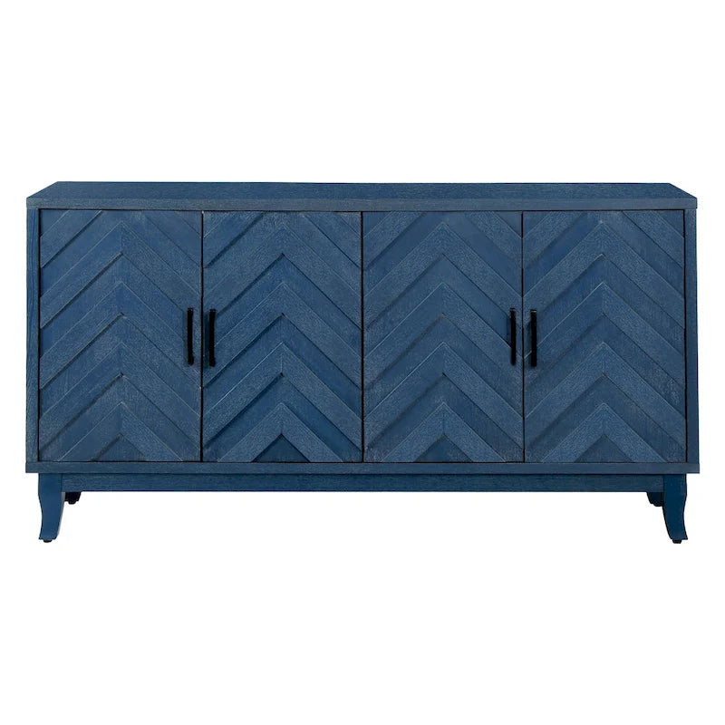 Buffet vitrine de style vintage plus robuste