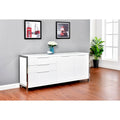 Commode moderne à 3 tiroirs laquée