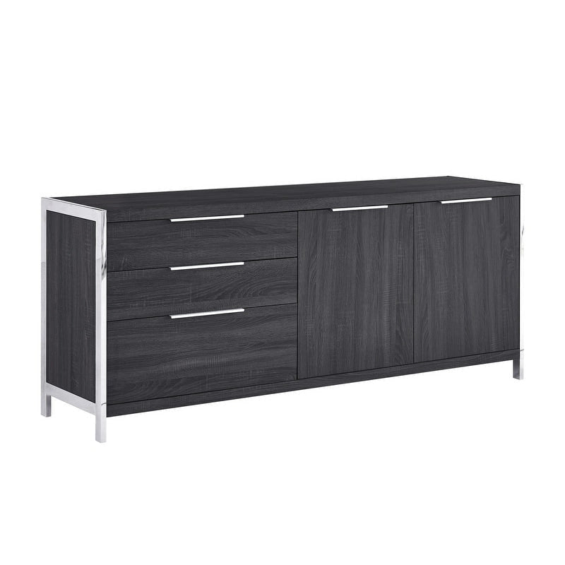 Commode moderne à 3 tiroirs laquée