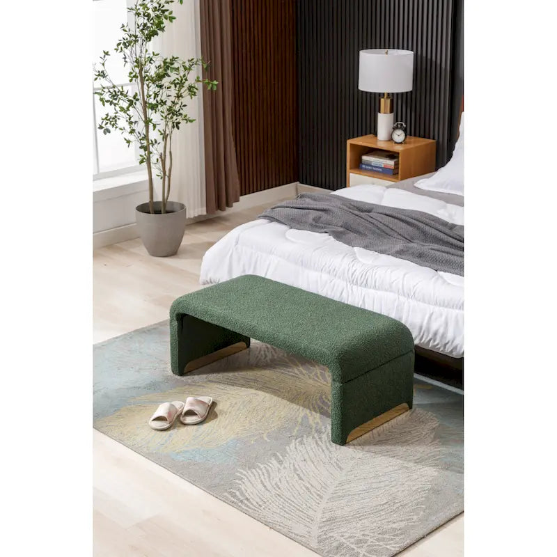 Pouffe en tissu, Banc de chambre, Banc à chaussures