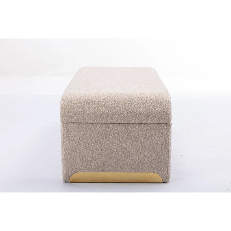 Pouffe en tissu, Banc de chambre, Banc à chaussures