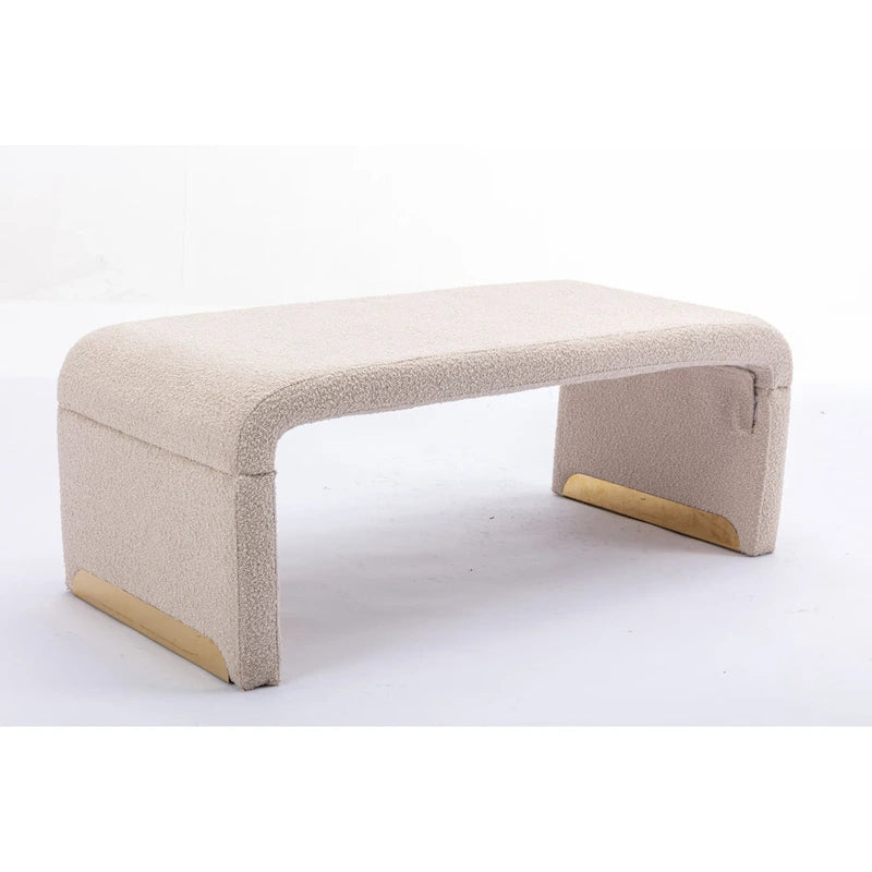 Pouffe en tissu, Banc de chambre, Banc à chaussures