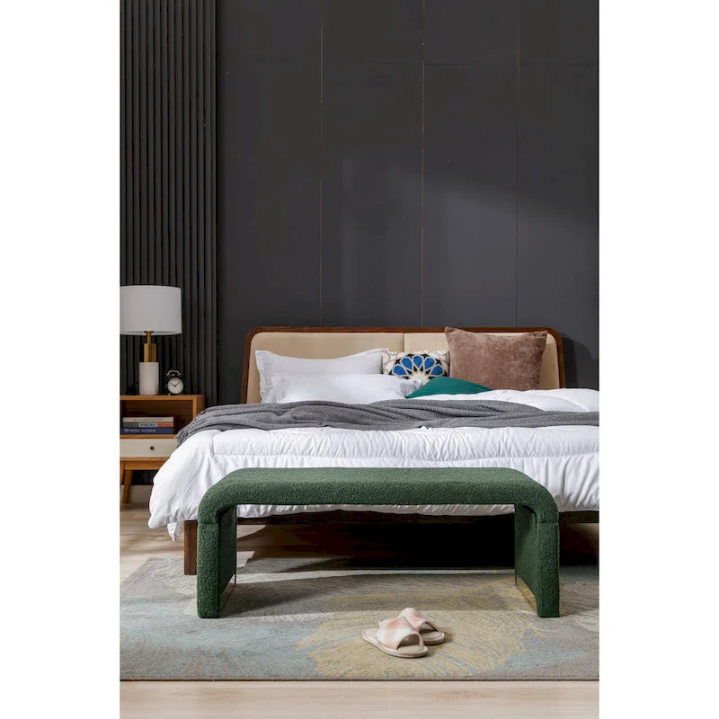 Pouffe en tissu, Banc de chambre, Banc à chaussures