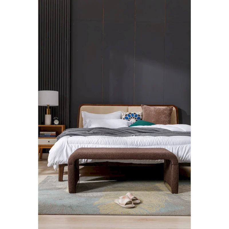 Pouffe en tissu, Banc de chambre, Banc à chaussures