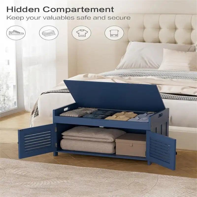 Banc de rangement pour chaussures - 40,5P x 72L x 45,4H